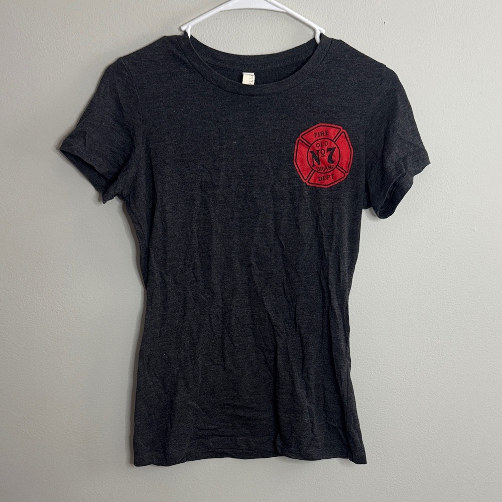 Charcoal Gray Fire Dept T-Shirt Jack Daniel’s Fire 9